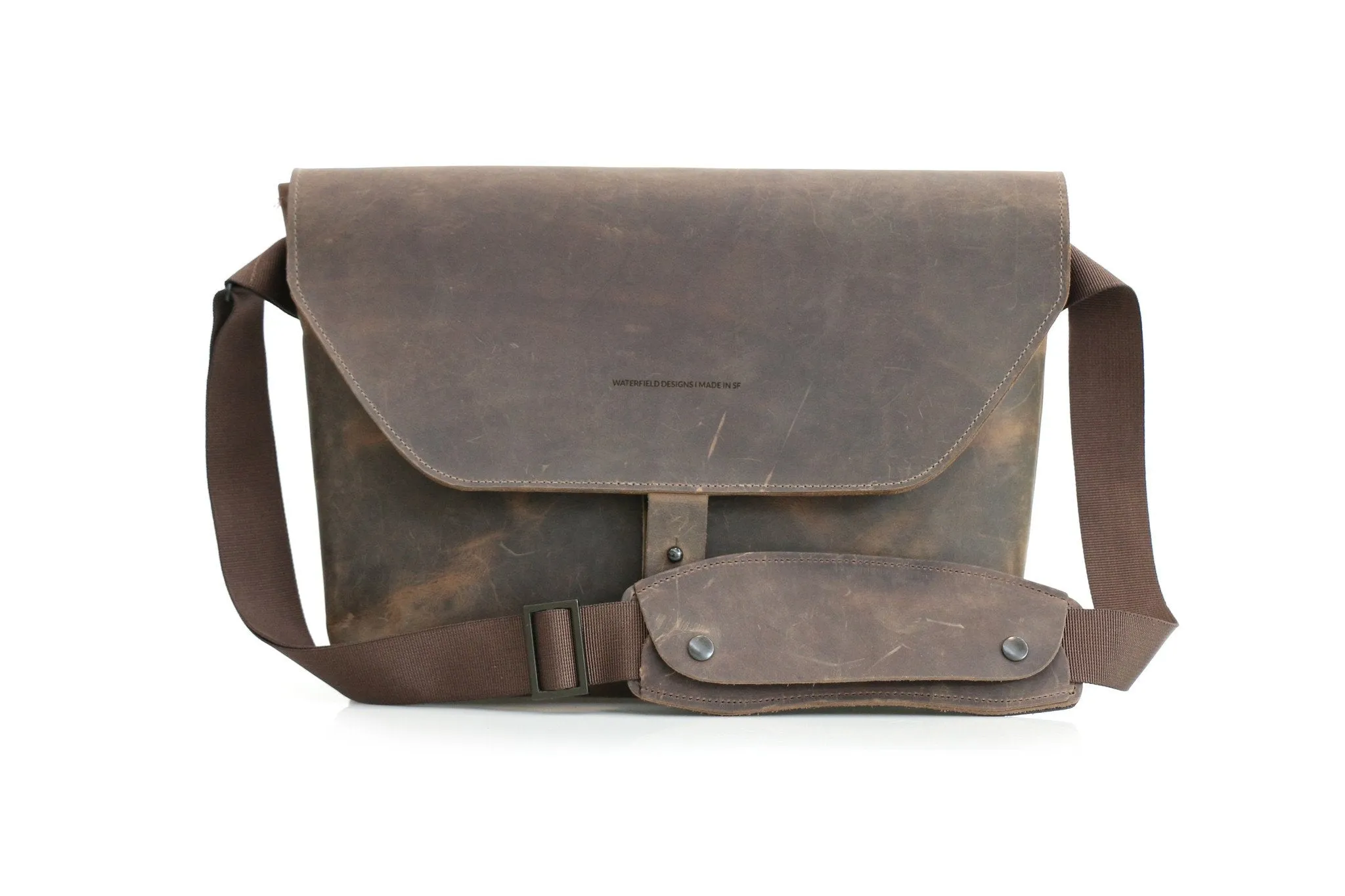 Maverick Leather Laptop Messenger Bag