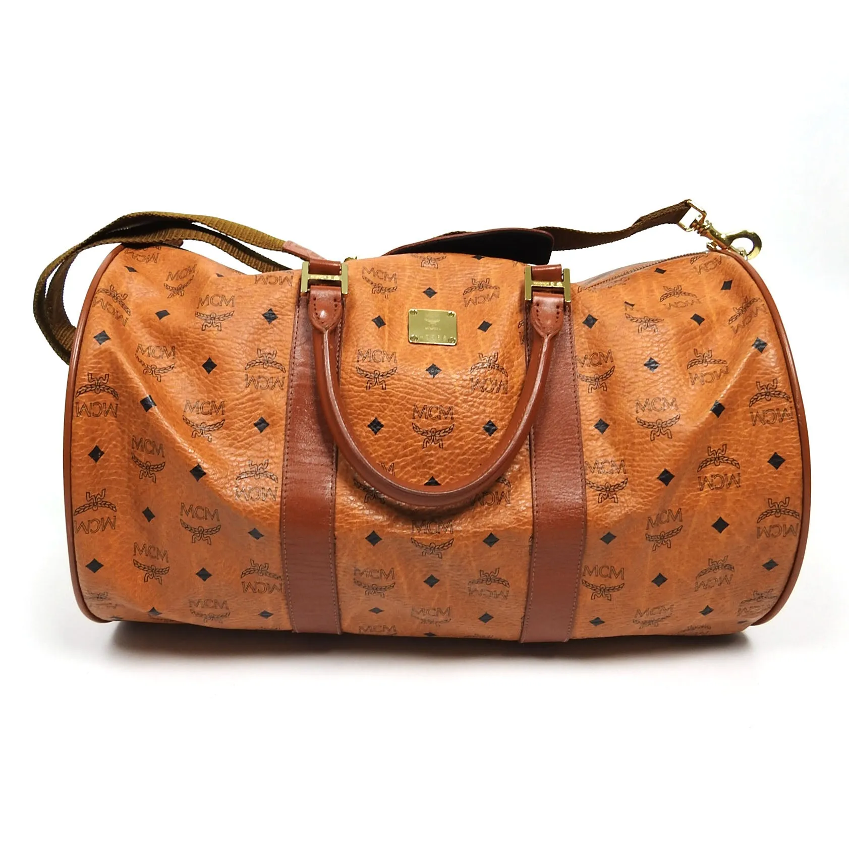 MCM Vintage Leather Duffle Bag