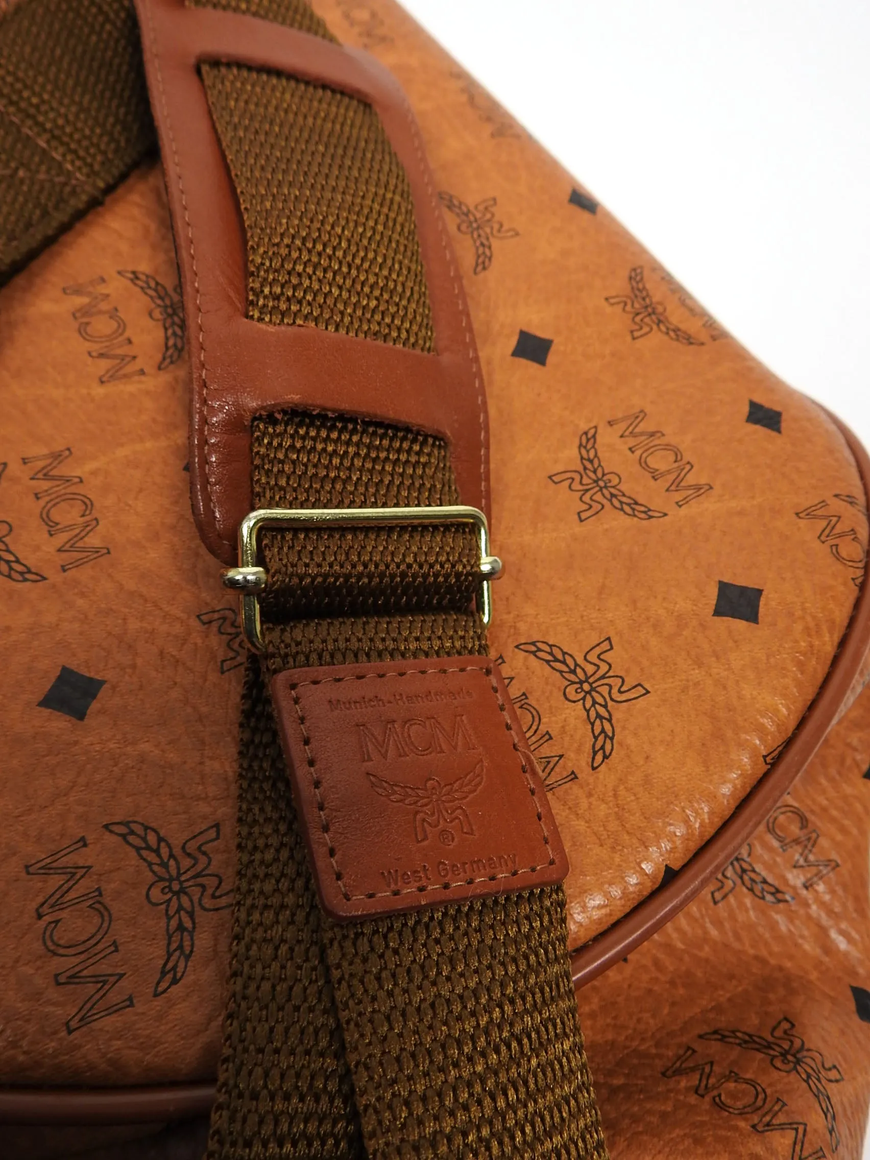 MCM Vintage Leather Duffle Bag