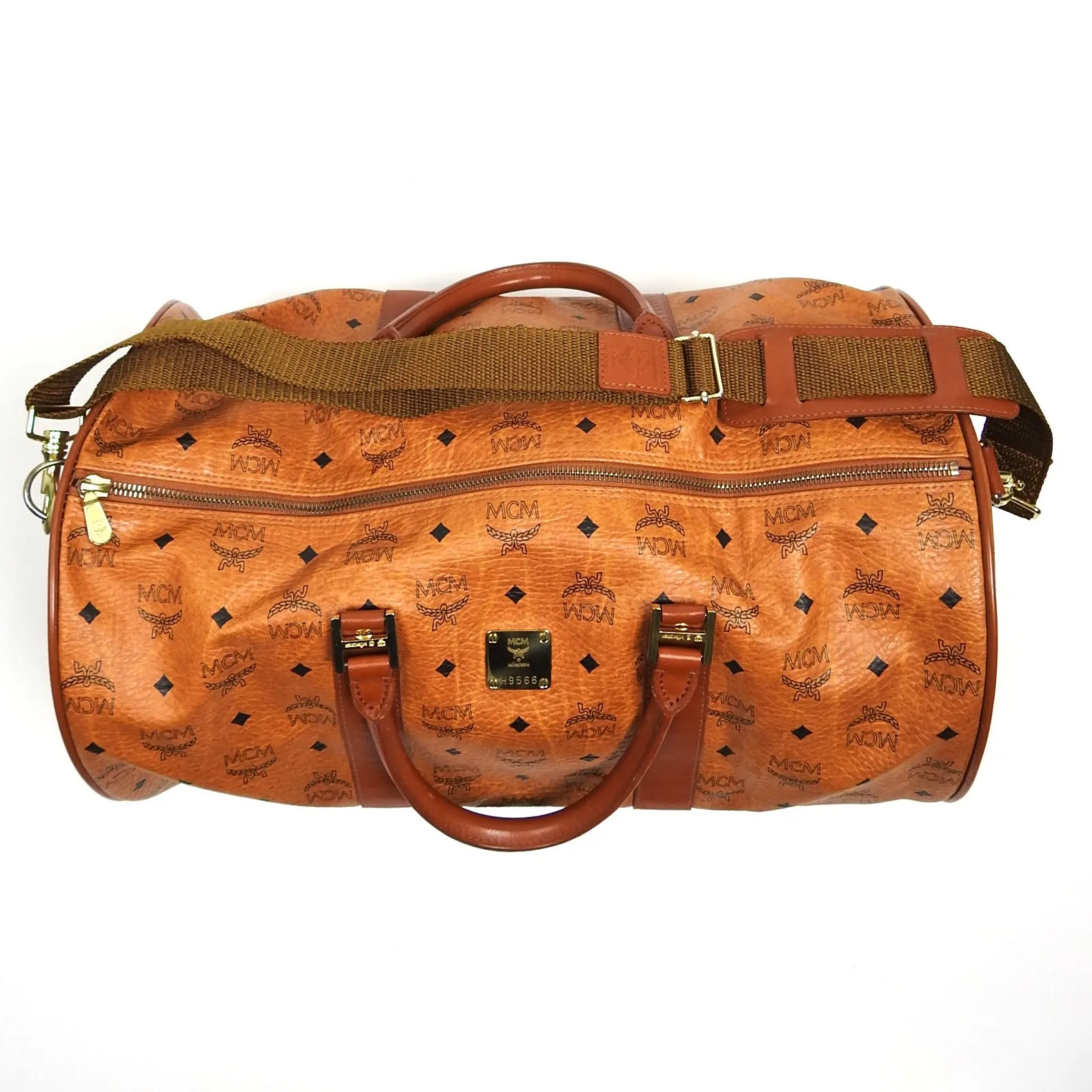 MCM Vintage Leather Duffle Bag