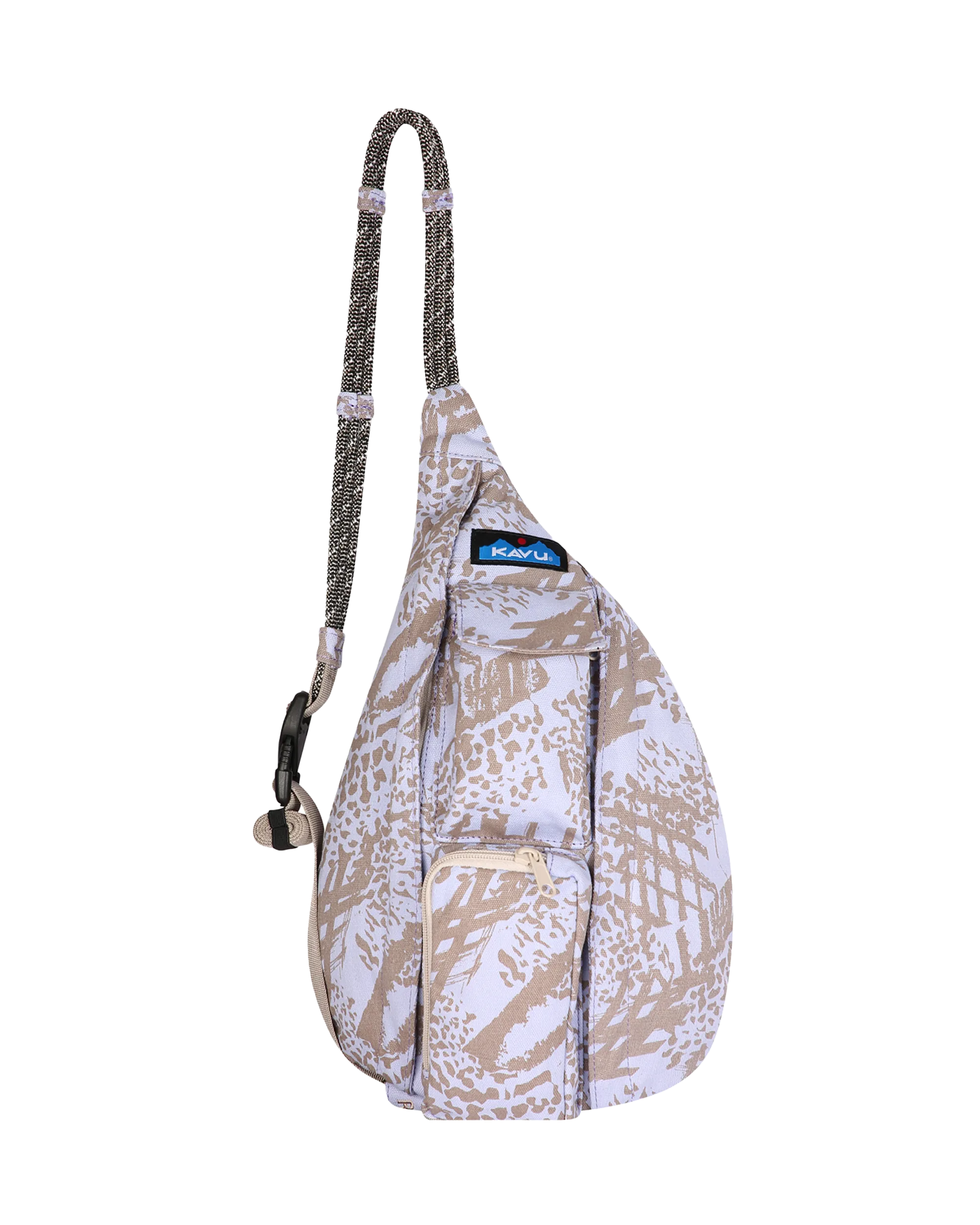 Mini Rope Bag in Beach Doodle