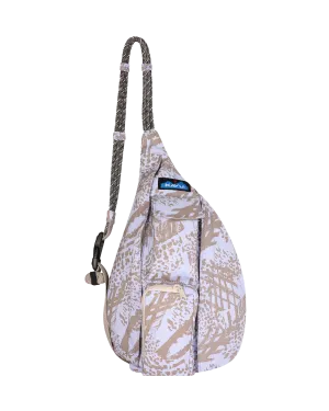 Mini Rope Bag in Beach Doodle