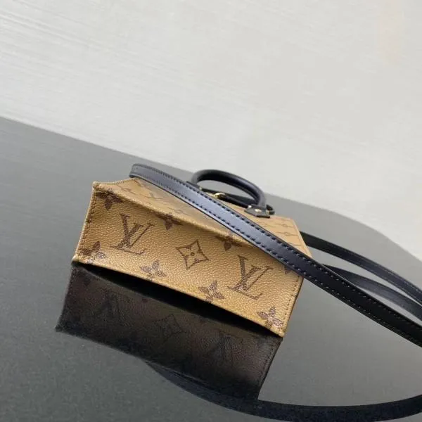 Monogram Reverse Canvas Mini Tote Bag 2020