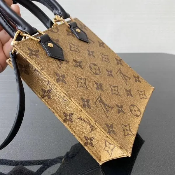 Monogram Reverse Canvas Mini Tote Bag 2020