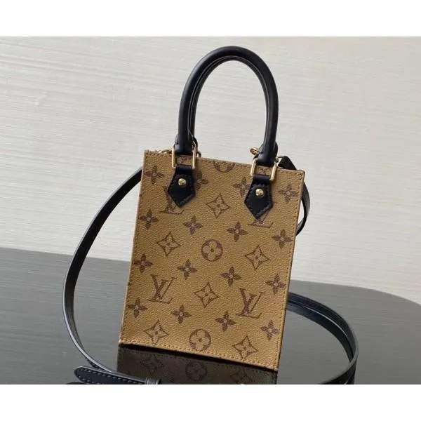Monogram Reverse Canvas Mini Tote Bag 2020