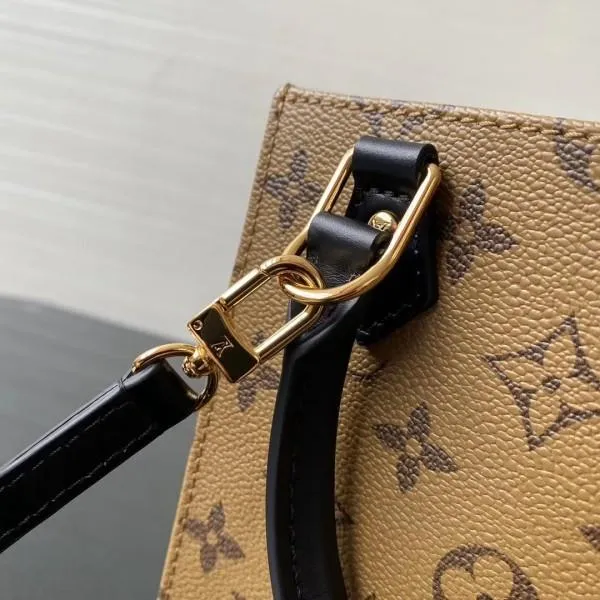 Monogram Reverse Canvas Mini Tote Bag 2020