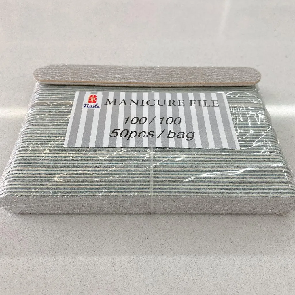 Nail File - Mini File Zebra 100/100