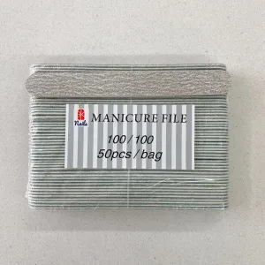 Nail File - Mini File Zebra 100/100
