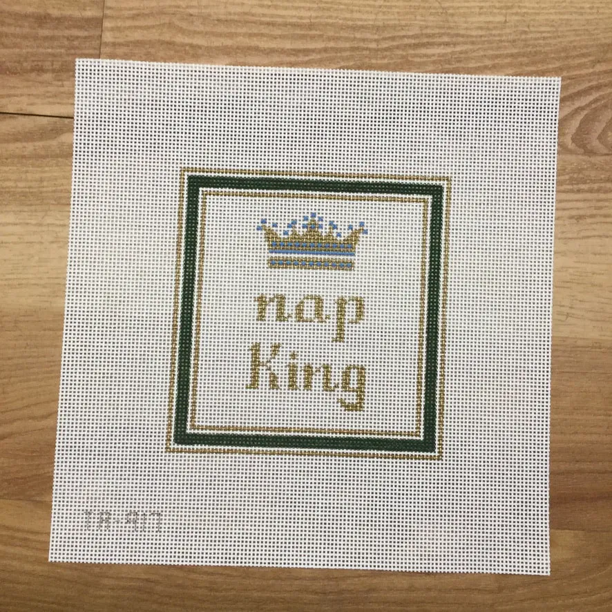 Nap King Needlepoint Canvas