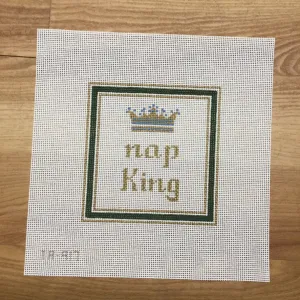 Nap King Needlepoint Canvas