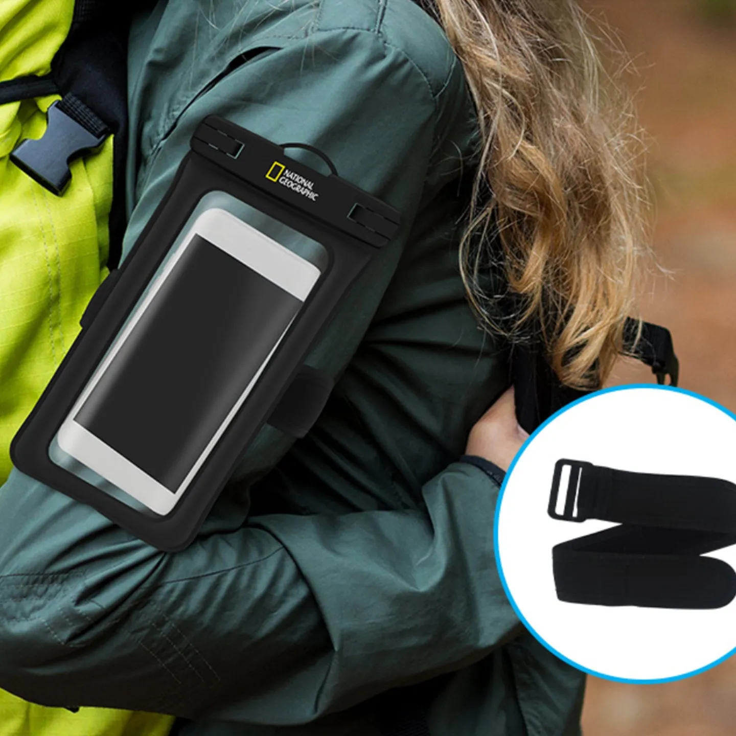 Nat Geo Waterproof Mobile Dry Bag - Yellow