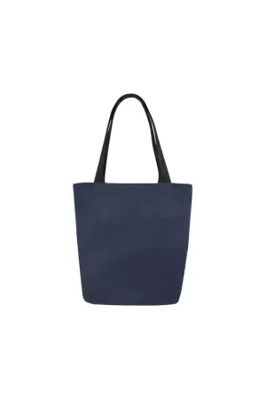 Navy Blue Canvas Tote Bag