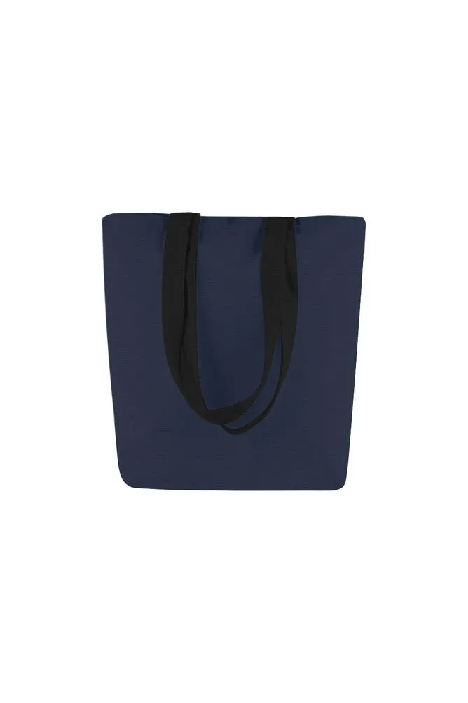 Navy Blue Canvas Tote Bag