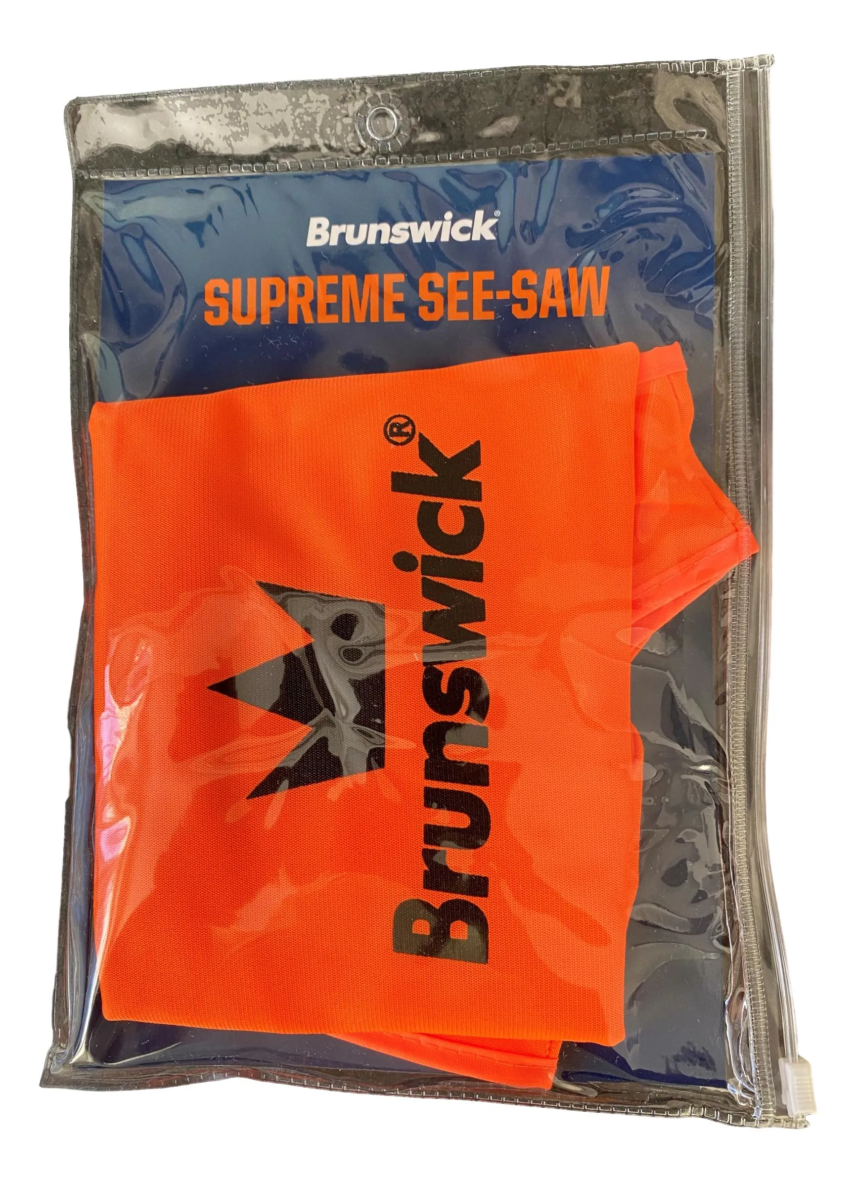 Neon orange see-saw