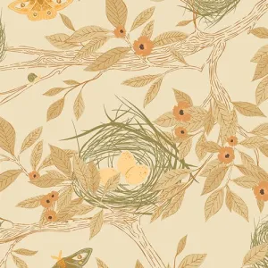 Nesting Garden CANVAS in Ivory- Hazelwood - AGF Studio