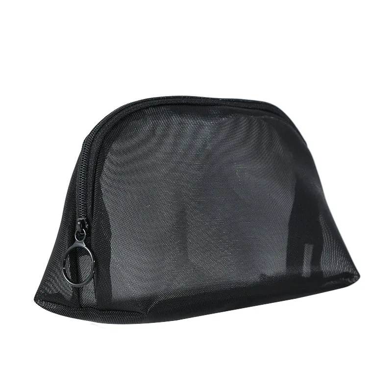 Net Lace Dumpling Makeup Bag