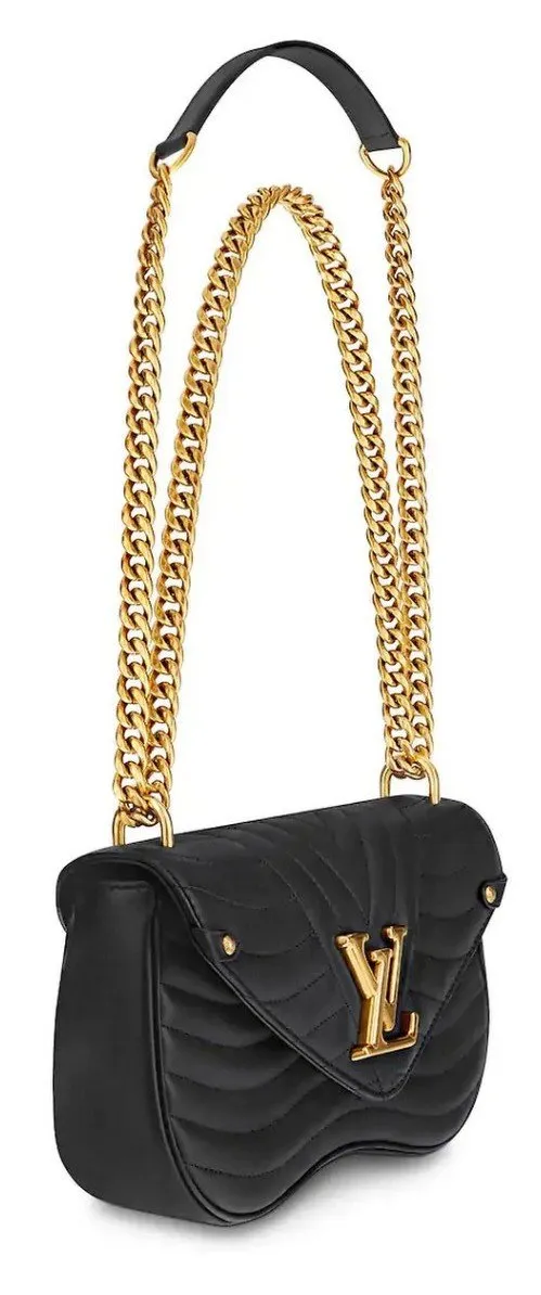 New Wave Chain Bag, MM - Black or Red