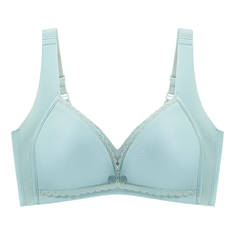 No steel ring push-up front-opening lactation bra tube top type pregnancy and lactation period maternity bra