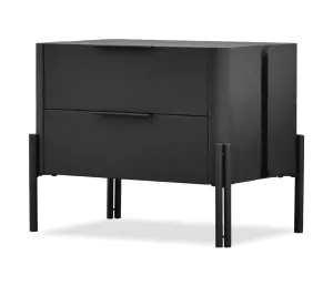 Nori Nightstand - Blackened White Oak