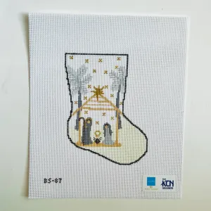 O Holy Night Ornament Sized Stocking Canvas