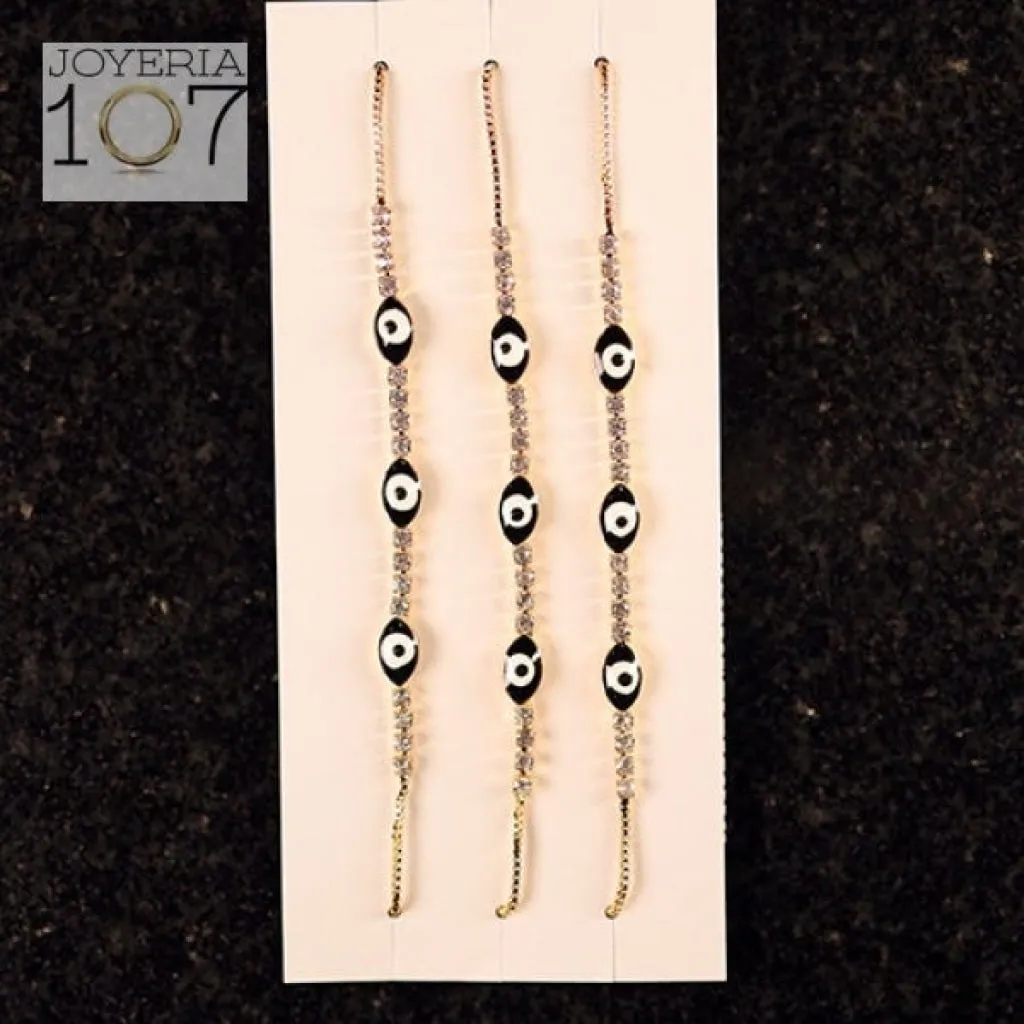Oro Laminado Bracelet (Pack of 3 pcs) [B07-1C]
