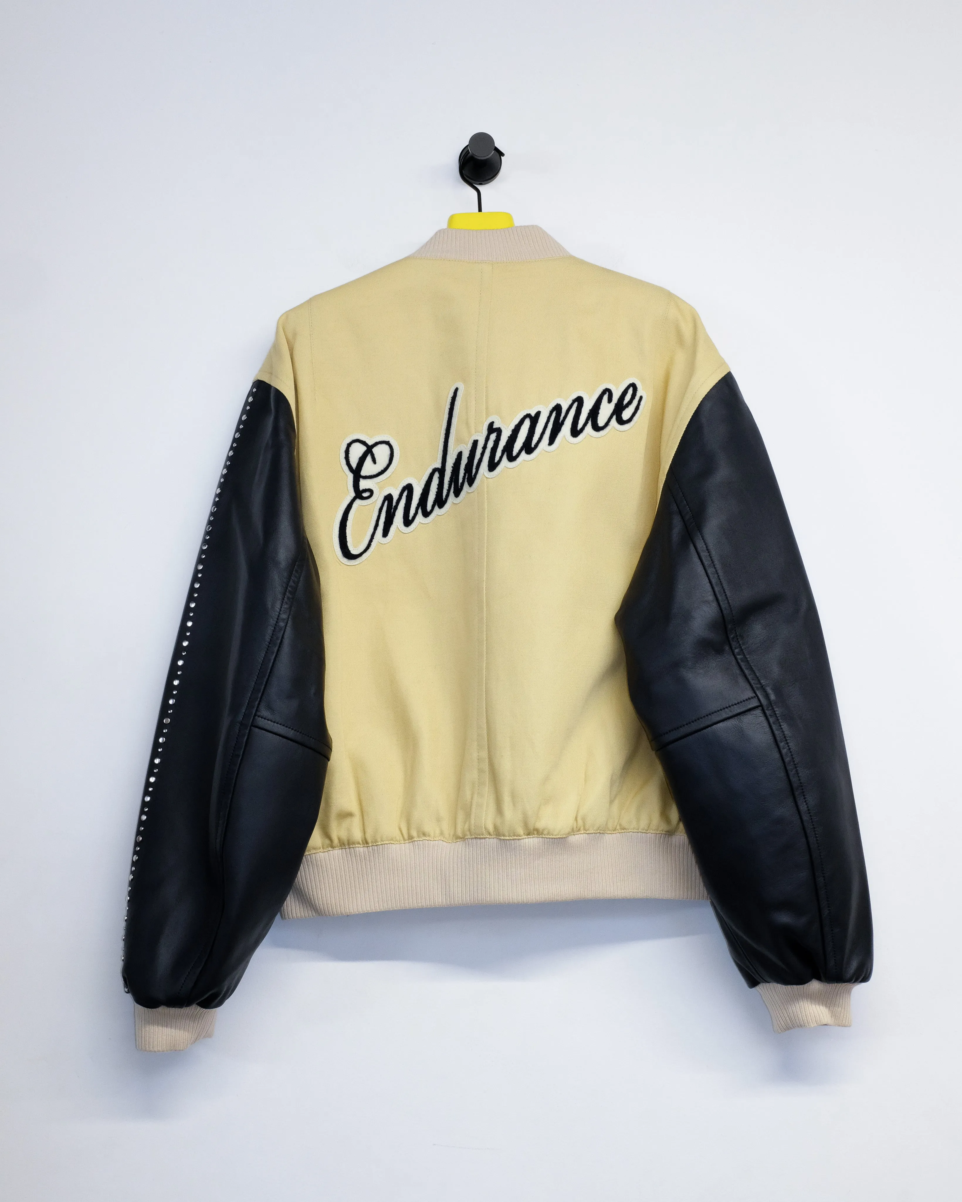 Parsnip & Navy Sky Varsity Jacket