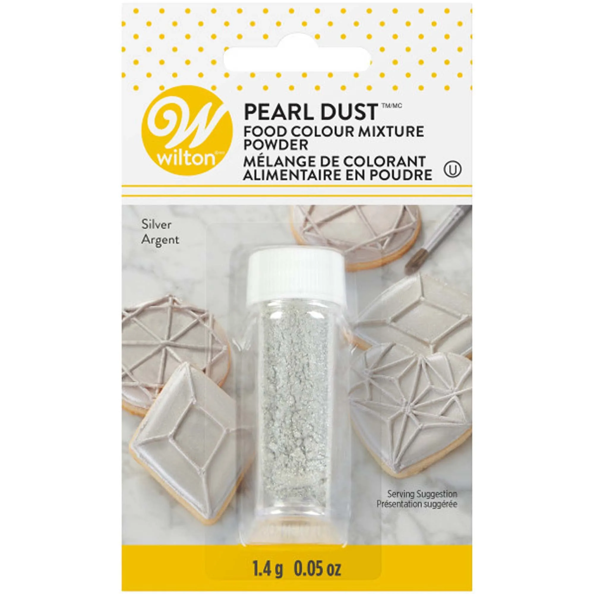Pearl Dust Silver Food Coloring, 1 count