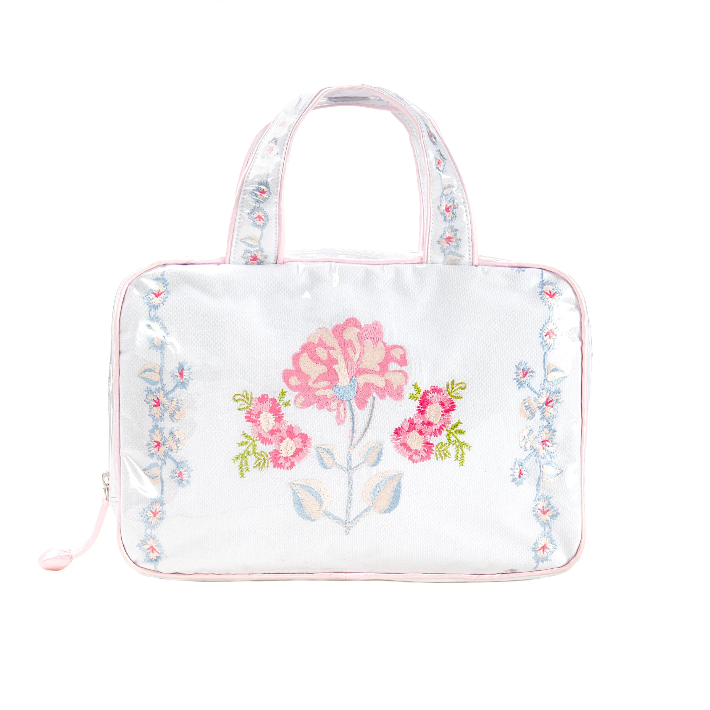 PEONY DOUBLE HANDLE COSMETIC BAG