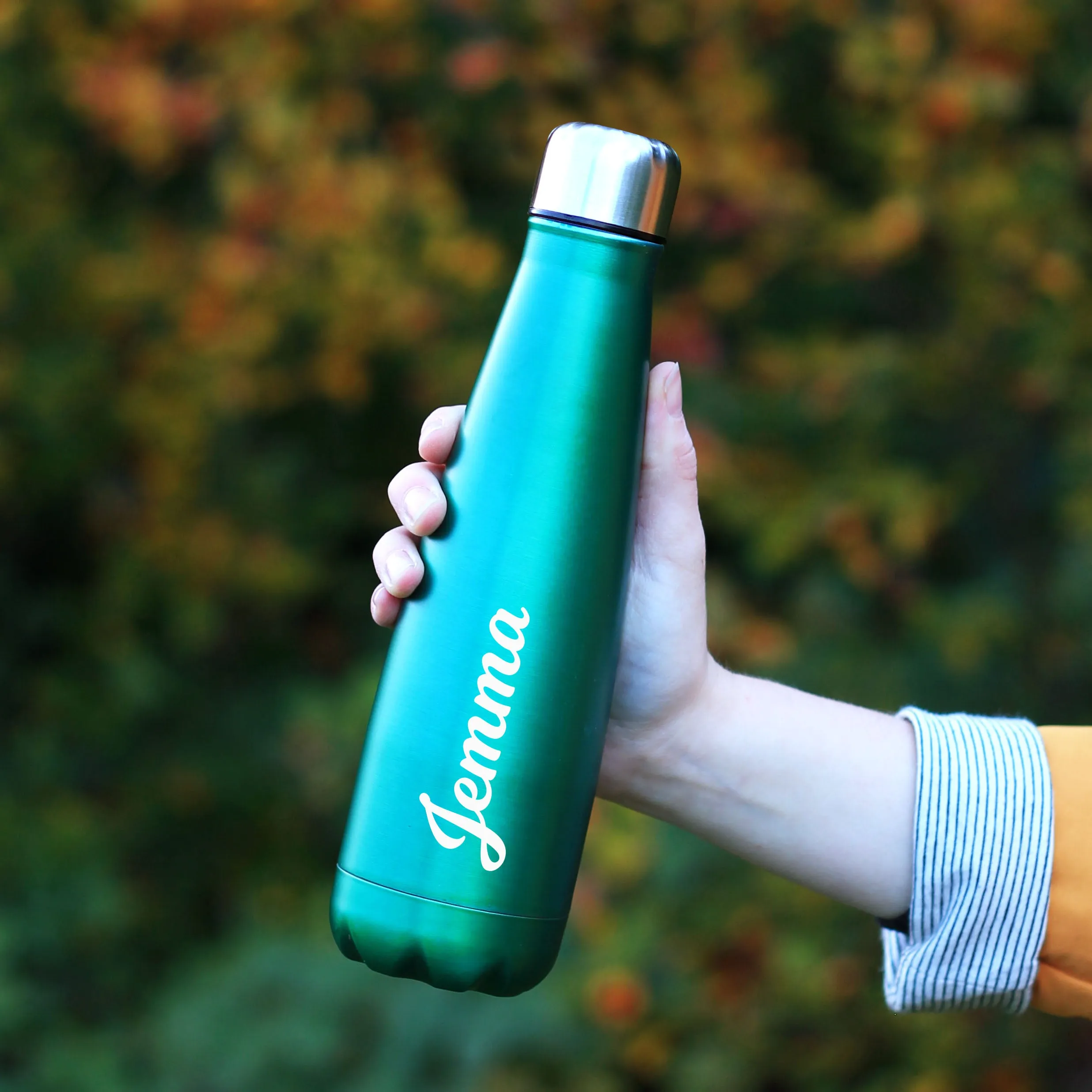 Personalised Named 630ml Metal Water Bottle
