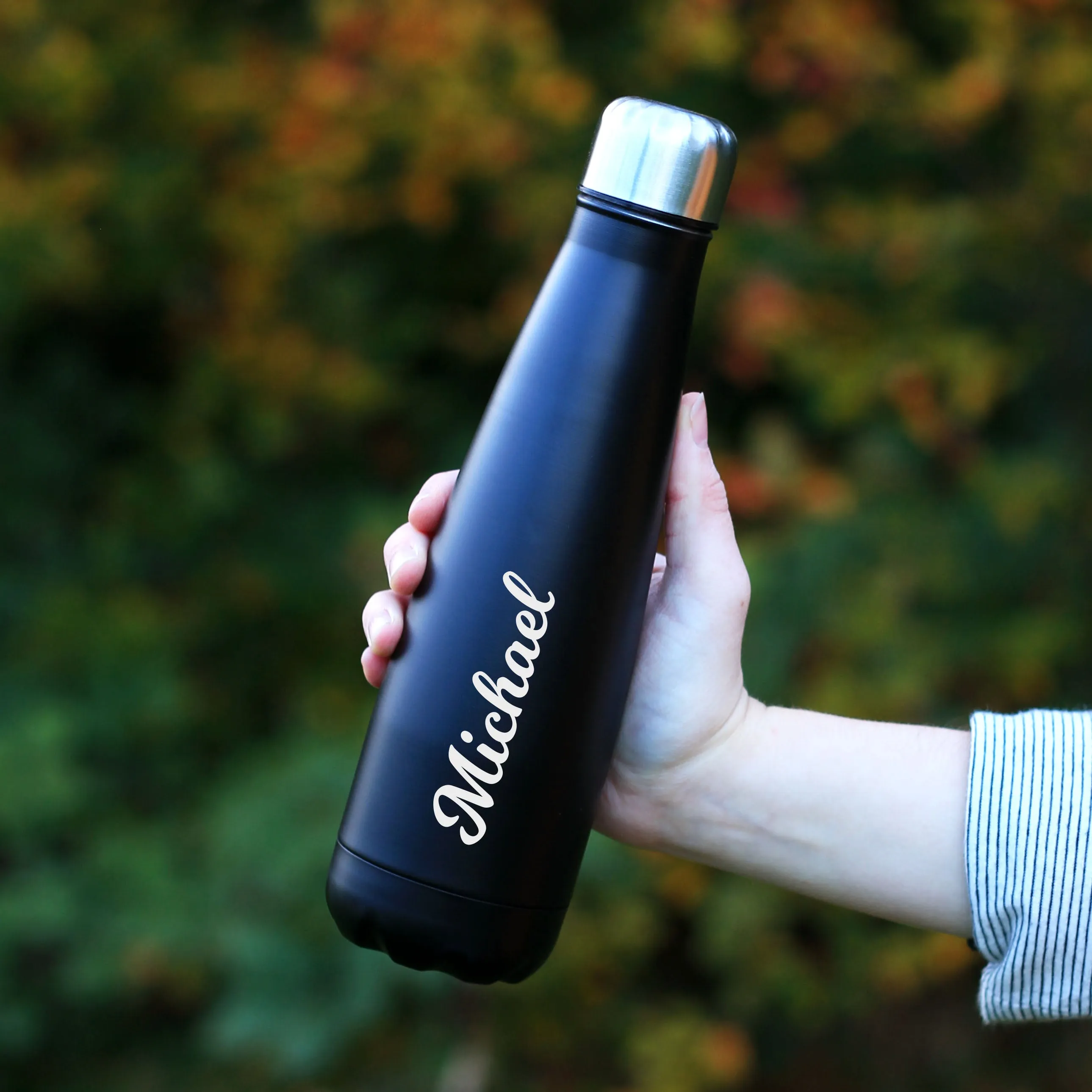 Personalised Named 630ml Metal Water Bottle