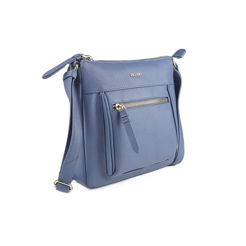 Picard  Rhone Ladies Leather Small Sling Bag (Ice Lake Blue)
