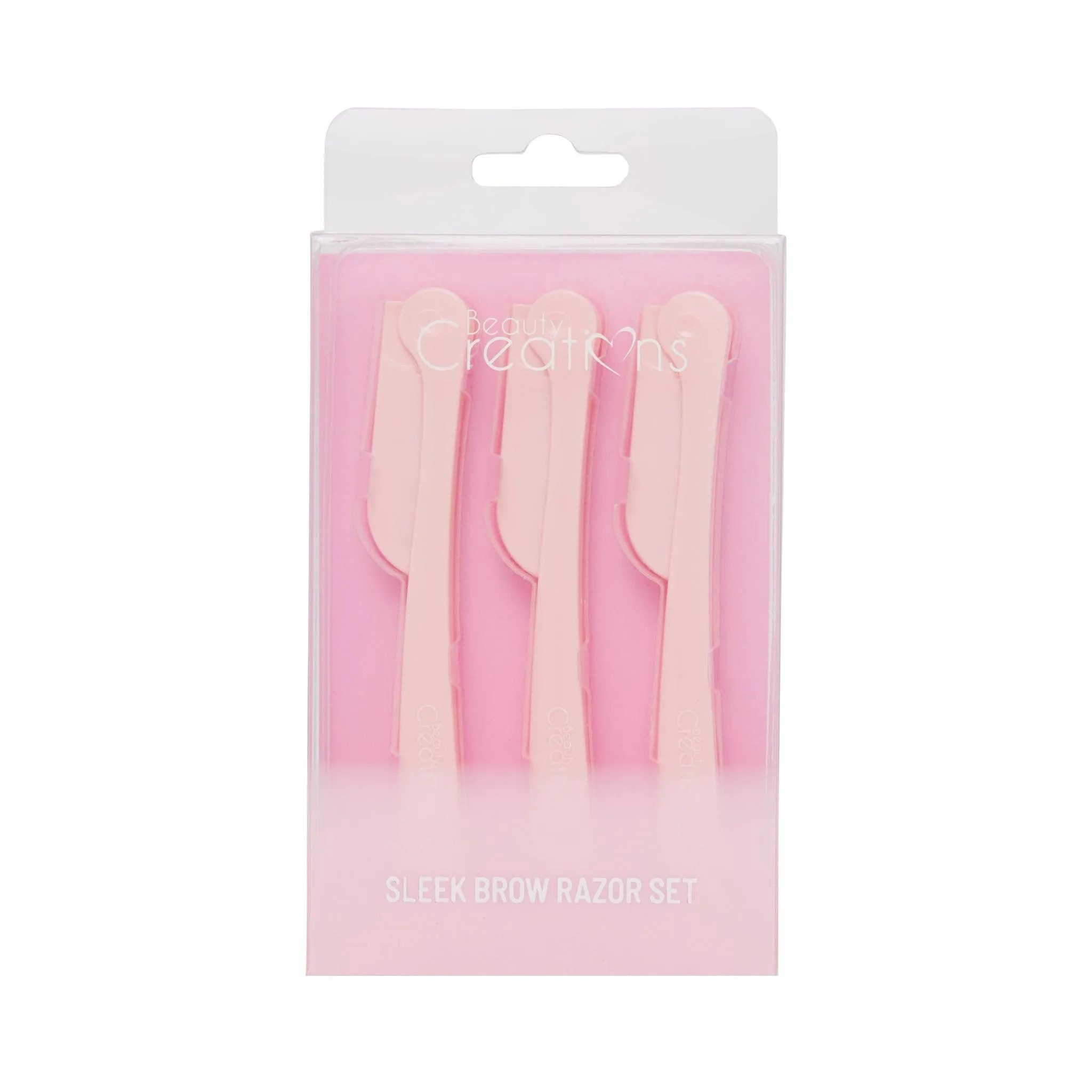 Pink Sleek and Brow Razor Set