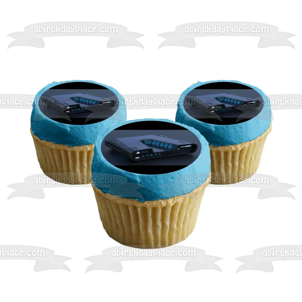 PlayStation 5 Console Edible Cake Topper Image ABPID51279