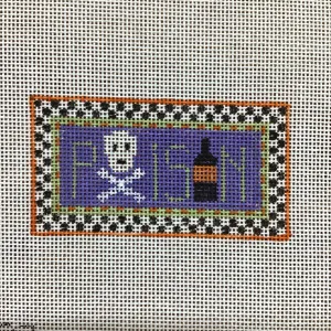 Poison Needlepoint Canvas