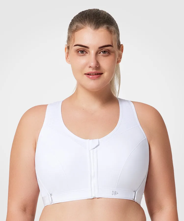 Power Adjustable  Padded Running Bra | Women's High Support Sports Bra  (Plus Size)