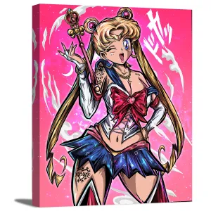 Pretty Guardian Canvas Wall Art