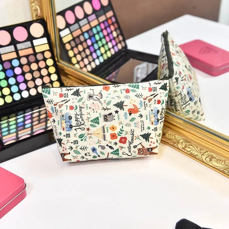Printing Cartoon Waterproof Cosmetic Storage Cosmetic Bag