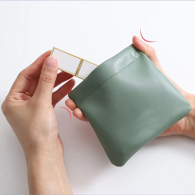 PU Leather Pocket Cosmetic Bag