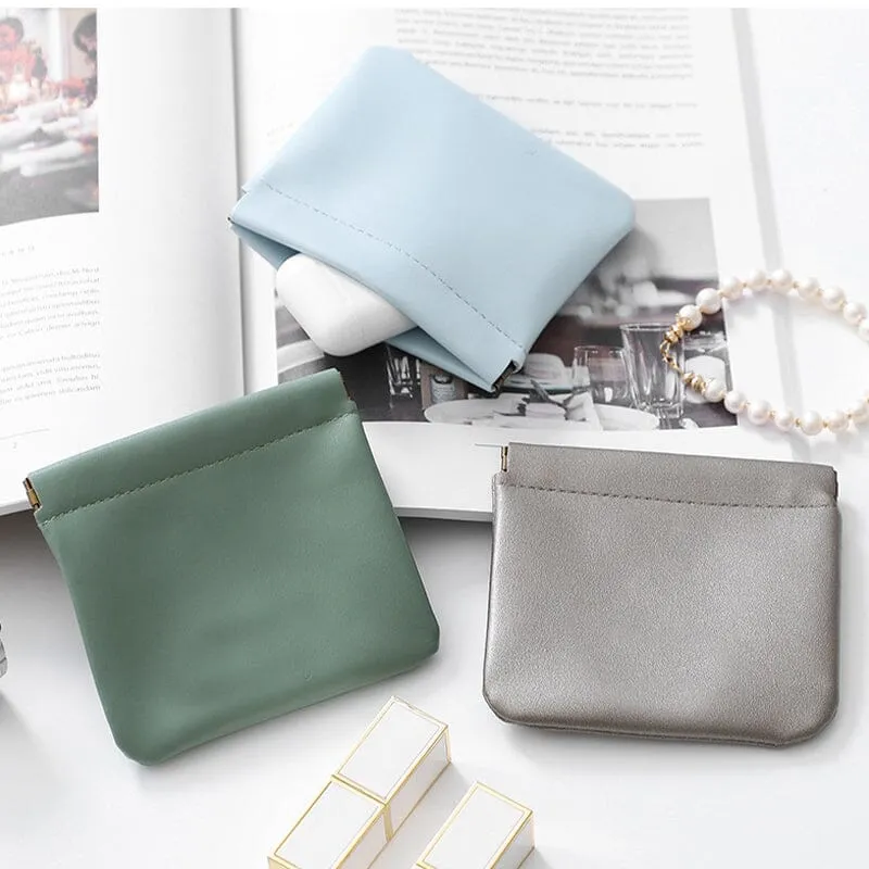 PU Leather Pocket Cosmetic Bag