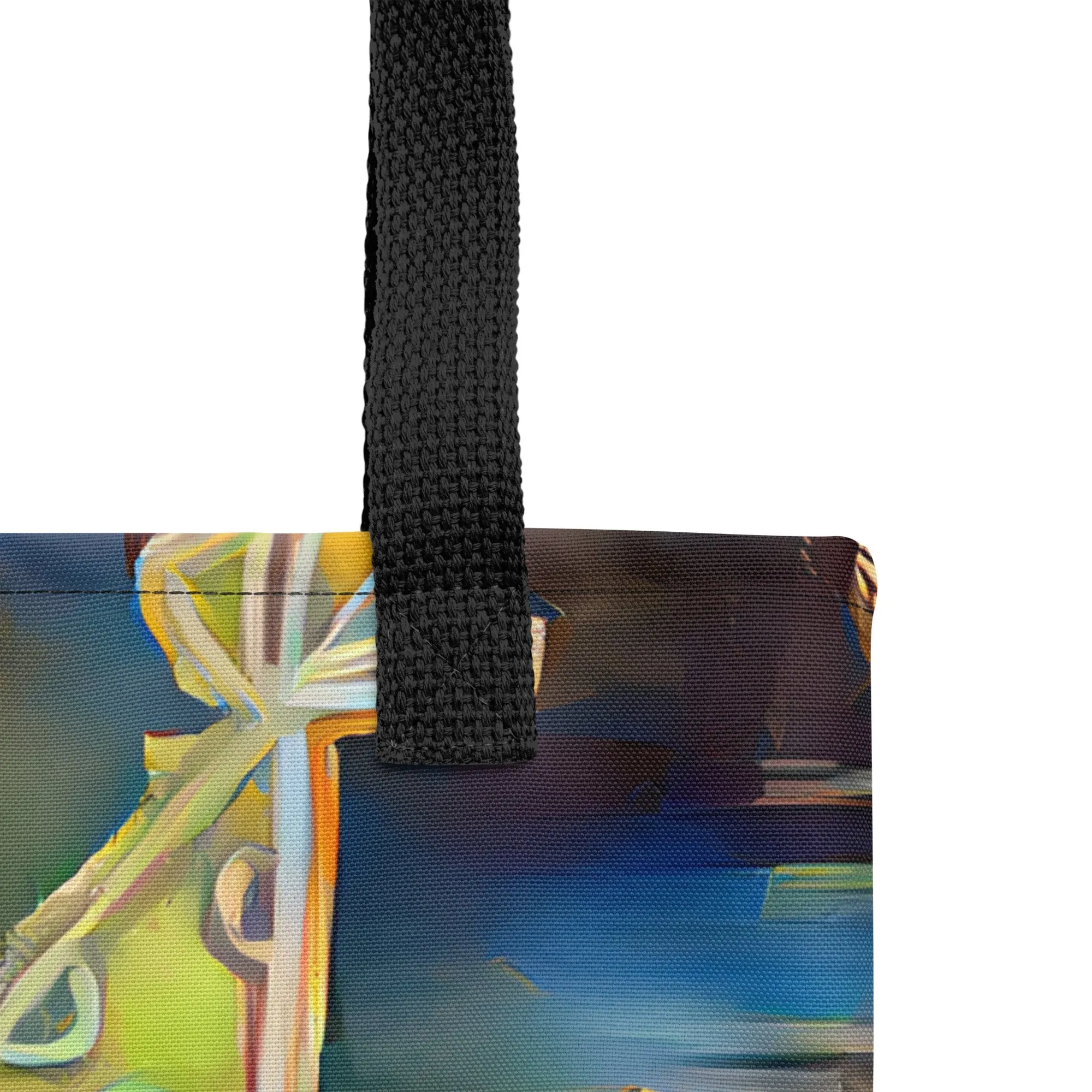 "The Canary" Collection - Cat Face Designer Tote Bag
