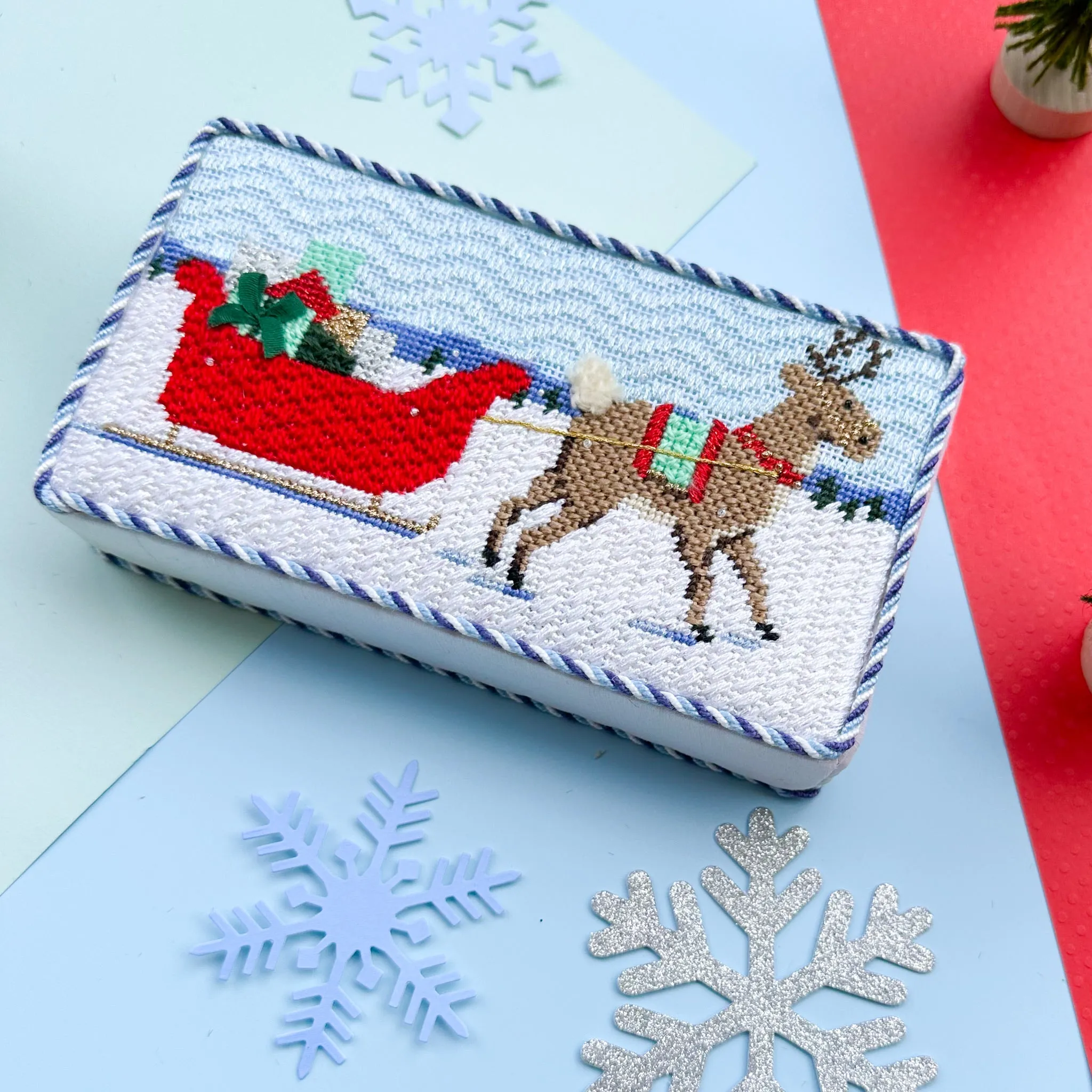 Reindeer Games Series Needlepoint Canvas