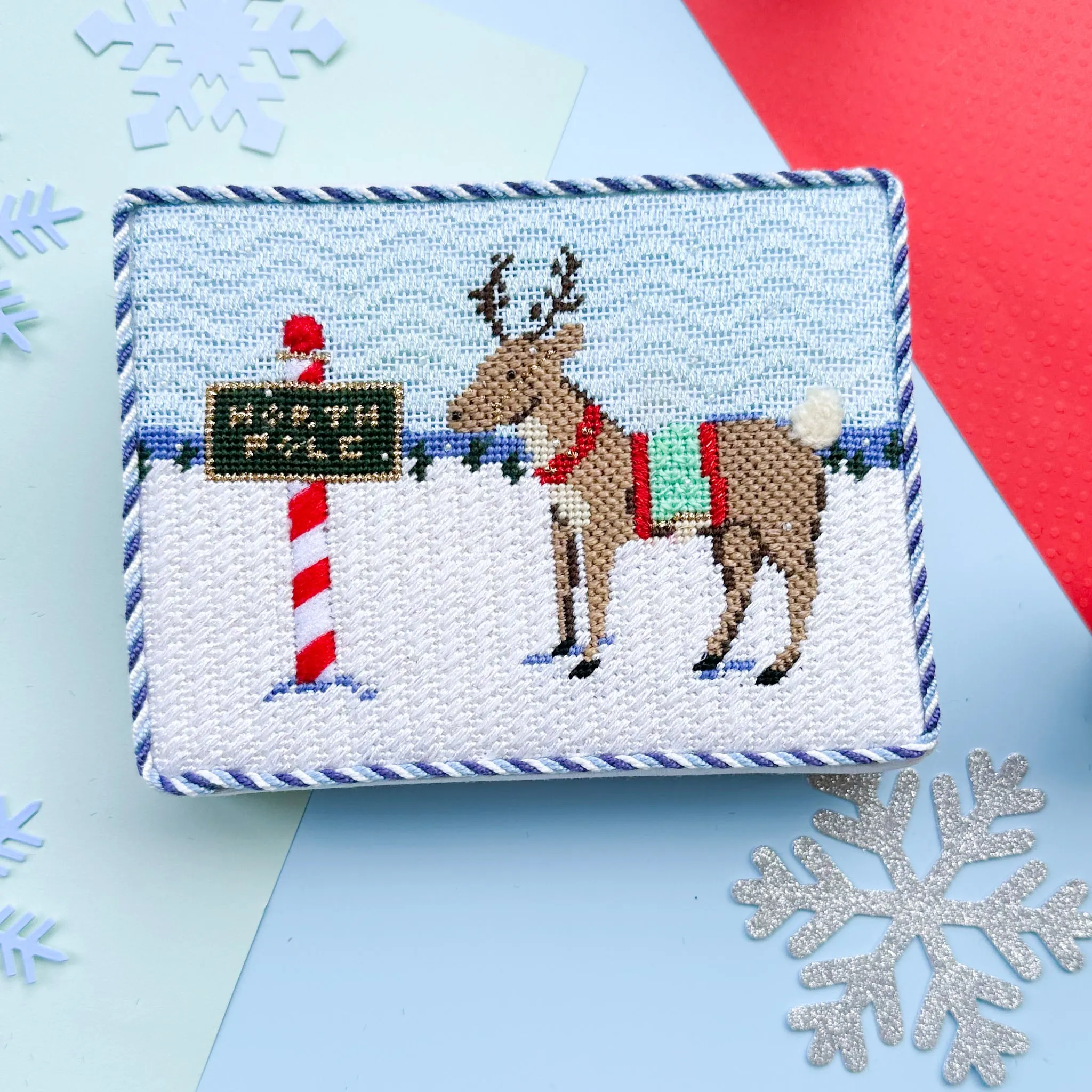 Reindeer Games Series Needlepoint Canvas