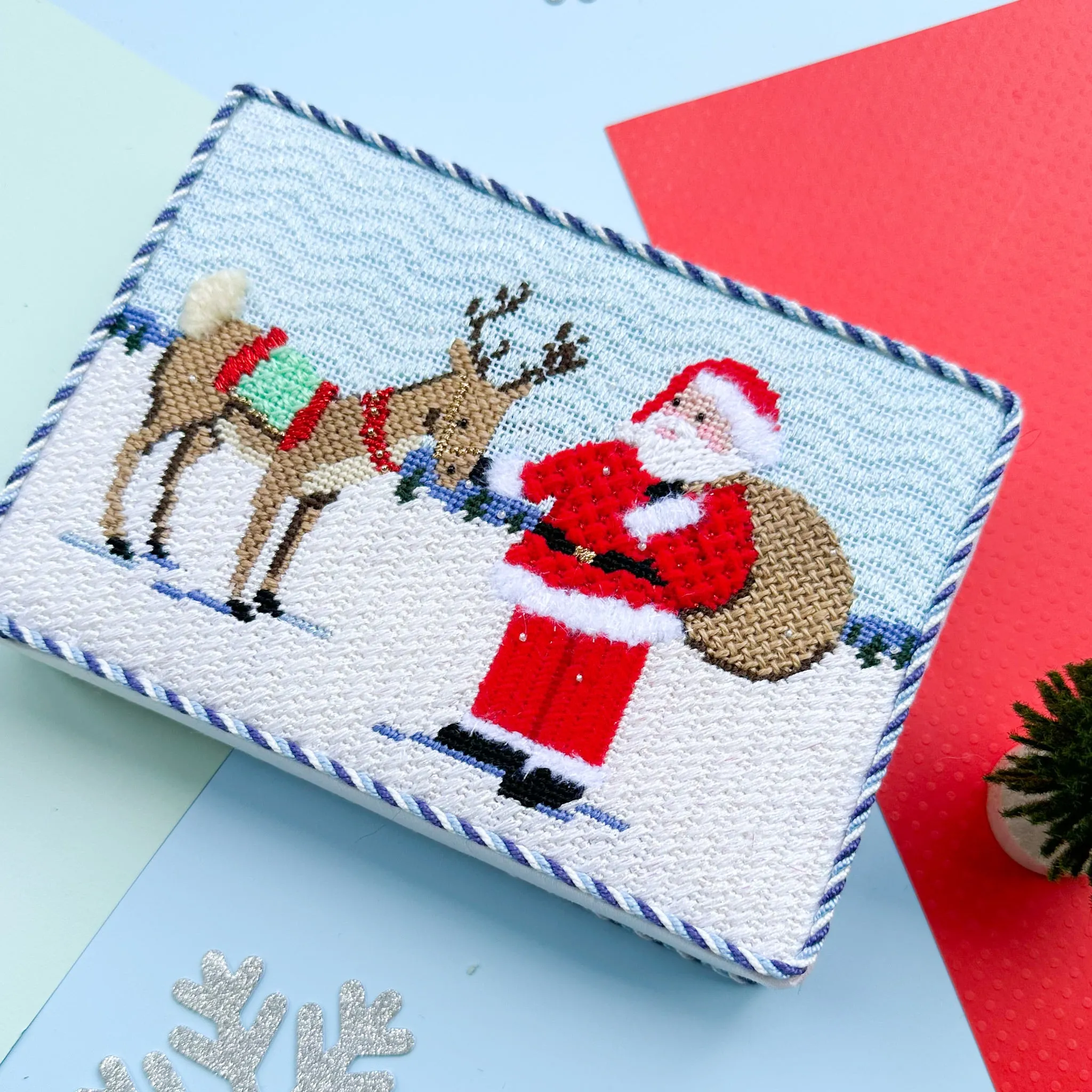 Reindeer Games Series Needlepoint Canvas
