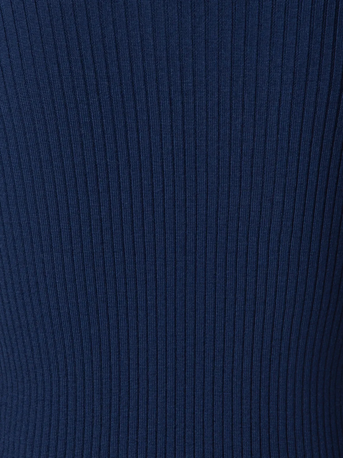 Ribbed Merino Sweater with XL-Collar