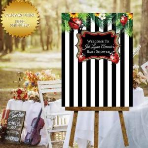 Rustic Bridal Shower Welcome Guest Book Sign