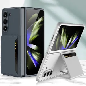 Samsung Z Fold 5 Foldable Clamshell Phone Case Card Holder Case