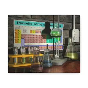 Science Scene Stretched Canvas