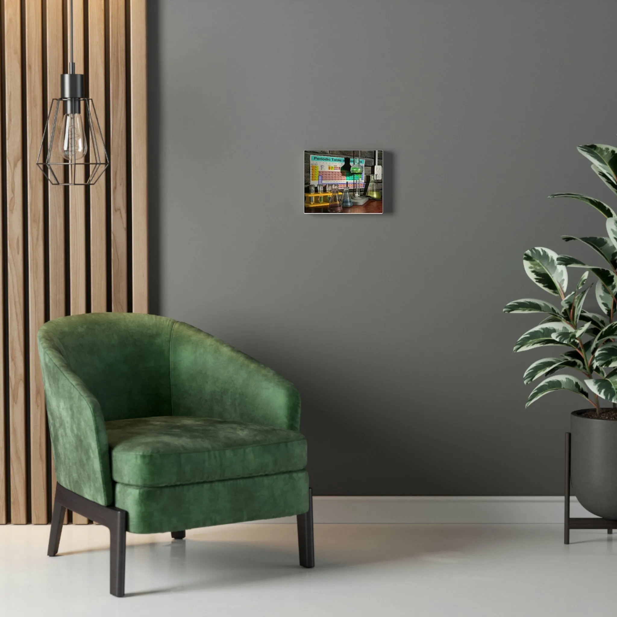 Science Scene Stretched Canvas