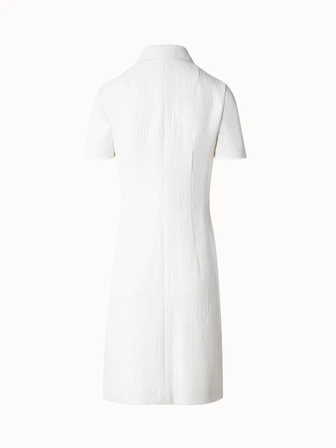 Sequin Silk Dress in Polo Style