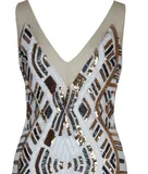 SEXY SHINING HANDMADE DRESS